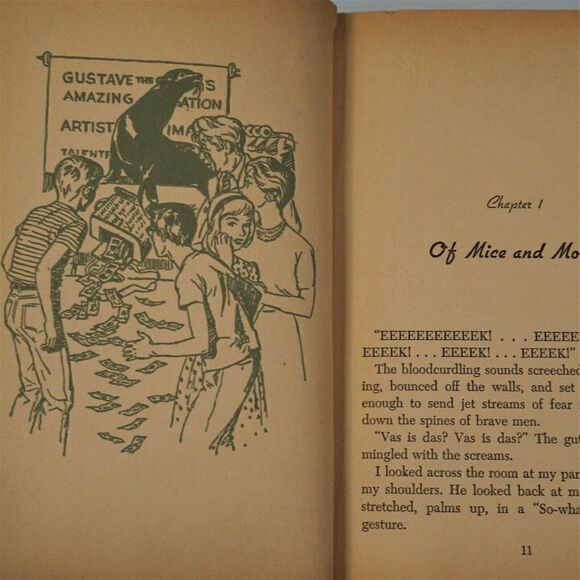 Case of the Waltzing Mouse A Brains Benton Mystery 1961 George Wyatt Hard Cover - Picture 10 of 11